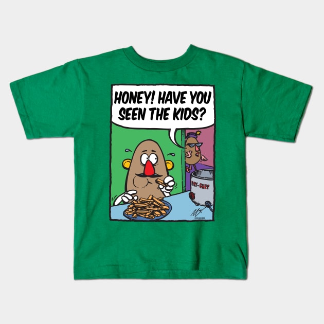 Bad Potato! Kids T-Shirt by BRAVOMAXXX